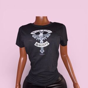 Black Label Women's Skull Graphic Tee